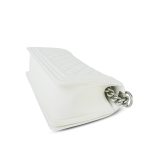 23P White Caviar Quilted Boy Bag Old Medium Aged Silver Hardware - Image 8