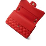 19C Red Caviar Quilted Classic Flap Jumbo LGHW - Image 13