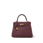 Kelly 25 Retourne Rouge H Togo Gold Plated Y Stamp - Image 4