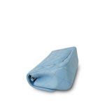 Light Blue Lambskin Quilted Mini Rectangular Flap Light Gold Hardware - Image 11