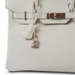 Birkin 30 Craie Epsom Rose Gold Plated Y Stamp - Image 2