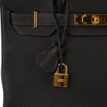 Birkin 30 Ebène Veau Togo Gold Plated X Stamp - Image 16