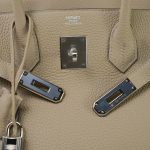 Birkin 30 Trench Togo Palladium Plated D Stamp - Image 6