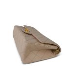 18A Beige Crumpled Calfskin Quilted Reissue 2.55 225 Aged Gold Hardware - Image 4