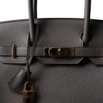 Birkin 30 Etain Veau Togo Rose Gold Plated Z Stamp - Image 2