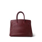 Birkin 30 Rouge H Epsom Gold Plated C Square Stamp - Image 7
