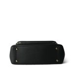 Black Caviar Quilted Business Affinity Large Flap Light Gold Hardware - Image 5