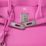 Birkin 30 Magnolia Veau Taurillon Novillo Palladium Plated C Stamp - Image 8
