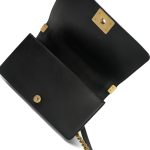 Black Gold Python Lambskin Old Medium Boy Bag Aged Gold Hardware - Image 13