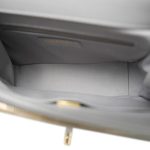 21B Grey Caviar Quilted Business Affinity Medium Flap Light Gold Hardware - Image 16