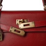 Kelly Sellier 28 Rouge Garange Courchevel Gold Plated G Square Stamp - Image 14