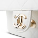 22C White Caviar Quilted Like A Wallet Flap Bag LGHW - Image 19