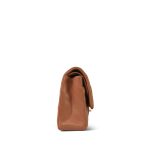 22S Caramel Lambskin Quilted Medium Classic Flap LGHW - Image 3