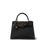 Kelly Sellier 28 Black Epsom Gold Plated B Stamp - Image 4