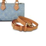 Sky Blue Denim Monogram Nano Speedy - Image 9