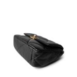 23S Black Lambskin Quilted 19 Flap Small Mixed Hardware - Image 10