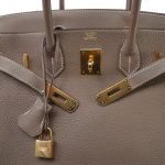 Birkin 30 Etoupe Togo Gold Plated A Stamp - Image 19