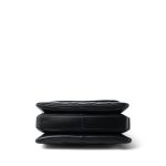 Black Lambskin Quilted Trendy CC Flap Small Light Gold Hardware - Image 9