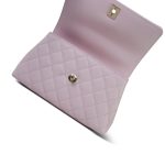 22P Light Pink Caviar Quilted Small Coco Handle LGHW - Image 10