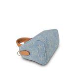 Sky Blue Denim Monogram Nano Speedy - Image 14