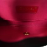 Black Lambskin Quilted A Real Catch Flap Aged Gold Hardware - Image 12