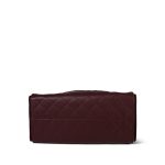 Burgundy Caviar Quilted Medium 25 Bag Aged Gold Hardware - Image 5