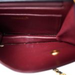 Navy Lambskin Quilted Top Handle Double Turnlock Single Flap Gold Hardware - Image 15