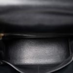 Kelly 28 Retourne Black Box Calfskin Gold Plated A Square Stamp - Image 12