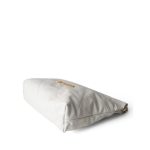 23C White Calfskin Quilted 22 Hobo Bag Small Aged Gold Hardware - Image 7
