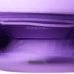 24C Purple Ombré Caviar Quilted My Everything Flap Mini - Image 8