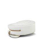 22S White Lambskin Quilted Heart Bag Large Light Gold Hardware - Image 15