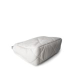 21P White Lambskin Quilted 19 Flap Small Mixed Hardware - Image 9