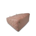Blush/ Nude Lambskin Cannage Lady Dior Medium Light Gold Hardware - Image 5