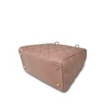 Blush/ Nude Lambskin Cannage Lady Dior Medium Light Gold Hardware - Image 13