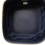 Blue Denim Quilted Timeless Vanity Case Gold Hardware - Image 10