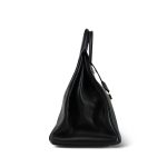 Birkin 40 Noir Clemence Gold Plated [B] Stamp - Image 12