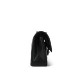 Black Caviar Quilted Small Classic Flap Silver Hardware - Image 4