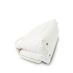 20K White Iridescent Caviar Quilted Coco Handle Medium Light Gold Hardware - Image 11