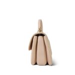 Beige/ Nude Lambskin Quilted Small Trendy CC Light Gold Hardware - Image 7