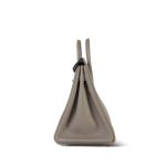 Birkin 25 Gris Asphalt Taurillon Novillo Gold Plated Y Stamp - Image 5