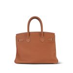 Birkin 30 Gold Veau Togo Gold Plated X Stamp - Image 8