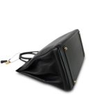 Birkin 40 Noir Clemence Gold Plated [B] Stamp - Image 17