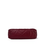 20A Red Lambskin Quilted 19 Flap Small Mixed Hardware - Image 5