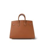 Birkin 25 Gold Epsom Gold Plated W Stamp - Image 7