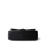 18B Black Caviar Quilted Jumbo Classic Flap SHW - Image 3