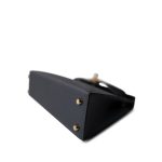Mini Kelly Sellier Tri-Color Gris Misty/Noir/Alezan Epsom Gold Plated W Stamp - Image 7