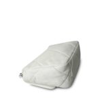 20A White Goatskin Quilted 19 Flap Small Mixed Hardware - Image 11