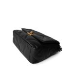 Black Goatskin Quilted 19 Flap Small MHW - Image 10