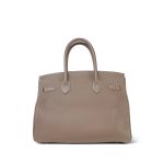 Birkin 30 Etoupe Togo Gold Plated A Stamp - Image 14