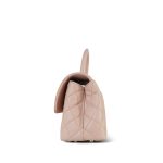 21A Light Pink Caviar Quilted Small Coco Handle Light Gold Hardware - Image 3